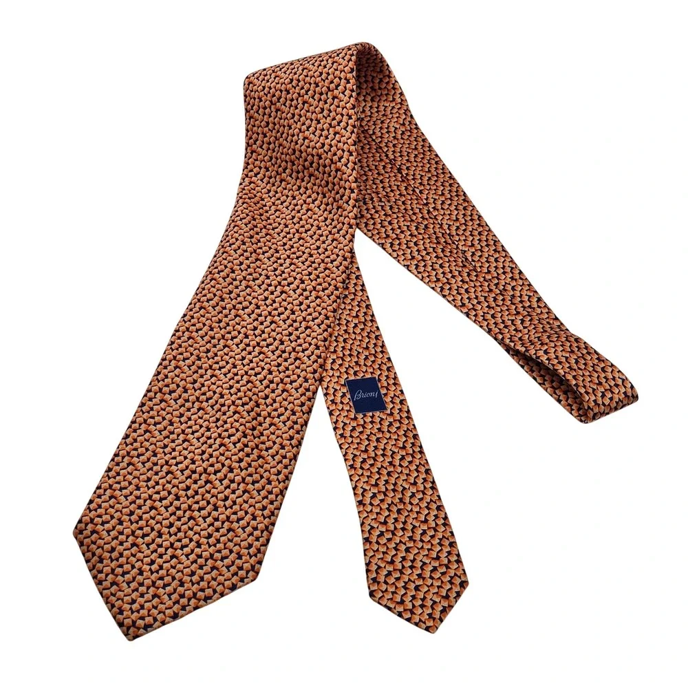 Brioni silk necktie
